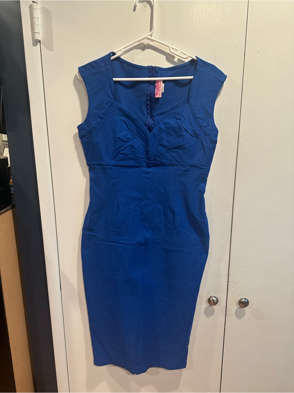 Pinup Couture Royal Blue Vintage-Inspired Sheath Dress